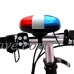 Lavany 6 LED 4 Sounds Horn Bell Ring Police Car Light Trumpet For Bike Bicycle - B075D7GC4K